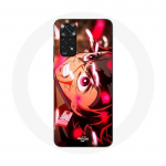 Coque pour Xiaomi Redmi Note 11S Tanjiro Demon Slayer Kimetsu no Yaiba en col&egrave;re
