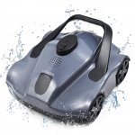 Automatinis baseino valymo robotas Belaidis robotinis baseino dulkių siurblys, skirtas antžeminiams plok&scaron;čiiems baseinams US Plug