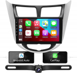 Belaidis CarPlay Android Auto radijas, skirtas Hyundai Solaris Accent I25 2010-2016 WiFi GPS Automobilinis Multimedija GPS 2din 4-core 2+32