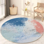 Apvalūs kilimai svetainei Nordic Miegamojo Decor Pliu&scaron;inis kilimas Didelis grindų kilimėlis Storas poilsio kilimėlis diameter 180CM