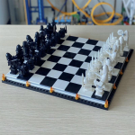 Naujas MOC 76392 Filmo &Scaron;achmatų burtininkas Maginis žaidimas Konstruktorius Riterio vaidmuo Paskutinis i&scaron;&scaron;ūkis Interaktyvus žaidimas Kaladėlės Žaislai Vaikų dovanos