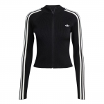 Adidas Originals Adicolor 3 juostelių plono mezgimo sportinis džemperis moteri&scaron;ka striukė JY2597 2XS