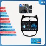 Ossuret Snapdragon 6115 Automobilio radijas Autoradio skirtas PEUGEOT 206 206SW 206CC 2001 - 2008 Carplay Android Auto Multimedija GPS 360 Kamera Stereo W5 8Core 4G 64G A