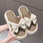 Platforminiai &scaron;lepetės moteri&scaron;kos vasaros 2025 naujos žengiant ant &scaron;ūdo jausmo vienu žodžiu &scaron;aunios &scaron;lepetės mada universalus sijonas paplūdimio batai 40