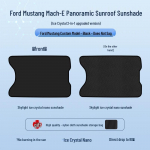 2021 m. Ford Mustang Mach-E stoglangio saulės skydelis: Ledukų kristalo &scaron;ilumos izoliacija, UV apsauga, privatumas, nepermatomas 2021 Ford Mustang Mach-E