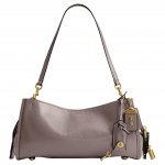Coach Rogue 34 Klasikinis spaudinio logotipas Odinė petinė rankinė Didelė moteri&scaron;ka petinė rankinė Peleno spalvos CCX20-B4AH Basic Set (Bag+Dust Bag)