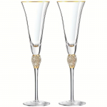 Europos prabangus deimantinis auksinio kra&scaron;to vyno taurė &scaron;ampano kokteilių taurė auk&scaron;ta koja eleganti&scaron;kas kri&scaron;tolinis puodelis 501-600ml