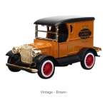 Klasikinis automobilis Ford T Modelis 1:32 metaliniai atitraukiami žaislai (3 variantas) ruda