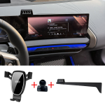 skirta BMW X3 2025 2026 2027 Telefono laikiklis Ekrano tvirtinimo Navigacijos laikiklio pagrindas Belaidžio įkrovimo funkcija TYPE C Black gray