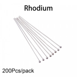50-200 vnt./partija 16 20 25 30 40 50 mm Auksiniai metaliniai rutuliniai smeigtukai papuo&scaron;alams gaminti. 20mm