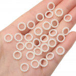 Akrilinis Geometrinis Perlas Apskritimas PASIDARYK PATS Aksesuarai Papuo&scaron;alų Gamybai Auskarai Apyrankė Karoliai 20g/bag about 340pcs