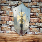 Viduramžių Templierių Riterio Skydas Lerp Rekonstrukcija Kryžius Warrior Shield Viduramžių &Scaron;arvai Plieno Skydas 60.96 cm Geriausia Dovana