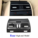 Chromuotas priekinis centras kairės / de&scaron;inės oro ventiliacijos grotelių i&scaron;leidimo angos dangtis vidurinis galinis kintamosios srovės ventiliacijos skydas, skirtas BMW 7 serijai F01 F02 730 735 745 750 LHD Left