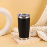 Tarpvalstybinis didelės vertės 20oz304 nerūdijančio plieno termoso puodelis Amazon automobilio ledo puodelis, ne&scaron;iojamas lauke 20oz juoda