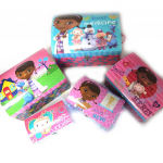 Docteur La Peluche [N0904] - Set de 5 malles dome 'Docteur La Peluche' rose bleu
