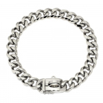 Nerūdijančio plieno metalo auksiniai &scaron;unų priedai Grandininis antkaklis Pavadėlis augintinio dresavimo antkaklis vidutinio dydžio &scaron;unims Pitbull prancūzų buldogas