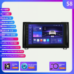 Hizpo Android 12 Autoradio, skirtas Toyota Tundra XK50 2014-2021 Automobilių radijas Multimedijos Vaizdo grotuvas Navigacija Stereo GPS Carplay 4G RDS BT Bluetooth RDS FM S8 8Core 8G 128G AI