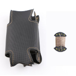 &bdquo;Pasidaryk pats&ldquo; automobilio vairo dangtis senam &bdquo;Skoda Octavia 2005-2009 Fabia 2005-2010&ldquo; odiniam vairui Black -line gray