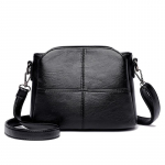 &bdquo;Yogodlns&ldquo; moteri&scaron;kas retro dizaino &bdquo;Crossbody&ldquo; krep&scaron;ys Trend Kokybės PU odinis kibiras pečių krep&scaron;iai Mažos rankinės 23x12x17cm juoda