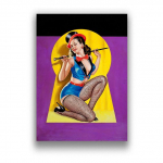 Sexy Beauty Art Retro namų dekoravimas Svetainės sofos sienų apdaila Paveikslėlis 21cm&times;30cm NoFrame