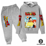 Anime Dragon Ball Z džemperių rinkinys berniukams Drabužiai Vaiki&scaron;ki megztiniai Anime drabužiai Goku Hoodie Mergaičių megztiniai vaikams 3-14m. 140