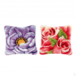 2x Knotting Set Cushions Flowers for Adults, to Knot , Cushions, Sofa