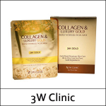 [3W Clinic] 3WClinic (b) Kolageno ir prabangios auksinės energijos hidrogelinė veido kaukė (30g*5ea) 1 pakuotė