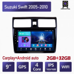Android Car Radio Carplay, skirtas Suzuki Swift 2005-2010 Car Multimedia Video Player GPS navigacija WIFI 2+32GB 2+32GB