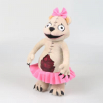 Tamsios apgaulės rožinės spalvos kiaulės lėlės pliu&scaron;inis žaislas 30cm