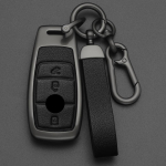 Lydinio stiliaus automobilio rakto dėklas vir&scaron;elis apvalkalas Mercedes Benz A C E S G klasės GLC CLE CLA W177 W205 W213 W222 X167 AMG apsaugos laikiklis