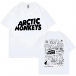 Ribotos &bdquo;Arctic Monkeys Band&ldquo; turo albumų kolekcijos mar&scaron;kinėliai vyrams Moteri&scaron;ki mar&scaron;kinėliai, medvilniniai, dideli mar&scaron;kinėliai XL