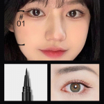 Itin plonas vandeniui atsparus, netepantis, tikslus skystas akių kontūras su plonu galiuku ry&scaron;kiems sparnuotiems ir natūraliems įvaizdžiams, juodai rudas akių kontūro pie&scaron;tukas 1#Black