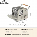 Mini Portable Heating Stove Outdoor Camping Multifunctional Heating Stove 1.1kw Power Kitchen Hiking Khaki chaki