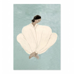 Abstract Sofia Lind Body Line Modern Plakatai Drobės Tapyba Sienų Menas Spausdinti Nuotraukos Svetainės interjeras Namų apdaila 30cm&times;40cm NoFrame