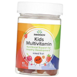 Vaiki&scaron;ki vitaminai, Kūdikių multivitamininiai guminukai, Swanson 60 tablečių, Multivaisių skonio (36280195) 60tab Multifruit
