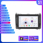 Hizpo 8 Automobilio radijas Mercedes Benz W169 W245 B200 W906 Sprinter W639 Vito, belaidis CarPlay Android Auto 4G DSP RDS 2din DVD, i&scaron;manusis ekranas S1 8Core 3G 32G