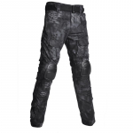 Taktinės G2 neperpučiamos kamufliažinės varlės kostiumo kelnės, skirtos naudoti lauke 36 with Pads