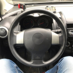 Pasidaryk pats Custom Originalus Vairo Dangtelis Nissan Tiida 2004-2010 / Sylphy 2006-2011 / Versa Odinis Pynimas Vairui Smooth black