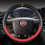 Mikropluo&scaron;to odos automobilio vairo apdangalas Fiat Ducato Peugeot Boxer Citroen Jumper Relais Ram Promaster Automobilių Aksesuarams raudona