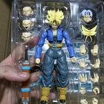 SHF Dragon Ball Z Figūrėlė Super Saiyan Trunks Veiksmo Figūrėlė Judinama PVC Kolekcija Anime Ateities Berniukas Torankusu Figūrėlės Modelis Žaislai