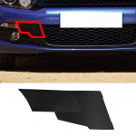 Automobilio priekinio buferio vilkimo kablio dangtelis Vilkimo dangtelis Scirocco MK3 08-14 1K8 807 241A juoda