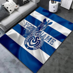 Msv Duisburg Individualaus pavadinimo kilimas Svetainės, miegamojo, namų sofos dekoravimui Vaikų žaidimų neslystantis grindų kilimėlis 100x120cm( 39x47in )