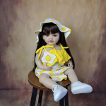 BZDOLL 55 CM 22 colių viso silikono kūnas atgimęs kūdikis mergaitė lėlė žaislas tikrovi&scaron;ka reali princesė mažylė graži bebe same as picture