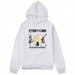 &bdquo;System of A Down Band&ldquo; megztinis &bdquo;Liberty Bandit&ldquo; roko muzikos gobtuvas Mados gatvės drabužiai Moteri&scaron;ki drabužiai Unisex Y2k megztinis Unisex megztinis M