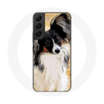Coque pour Samsung Galaxy S22 &Eacute;pagneul nain continental papillon Race de chiens