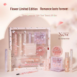 &bdquo;Hivi Flower Gift Box makiažo rinkinys: Aksominis lūpų glazūros lūpų dažų rinkinys, 8 dalių, puiki dovana merginai ir žmonai Flower Language Light Beauty Gift Box