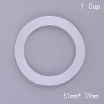 2X viryklės vir&scaron;us kavos virimo aparatas Moka atsarginės gumos tarpiklio sandarinimo žiedas