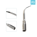 5 vnt. dantų skalerio antgalis, tinkantis EMS/WOODPECKER/SATELEC/DTE/NSK ultragarsinio skalerio rankiniui dantų ultragarso skalavimo antgaliai 5pcs P3 sidabras