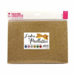 6 feuilles de caoutchouc souple paillet&eacute;
