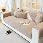 &Scaron;iaurės &scaron;alių &scaron;enilinės sofos užvalkalas svetainei neslystantis storas sofos pagalvėlė fotelis sėdynės kilimėlis kampinis sofas rank&scaron;luostis 70*70cm